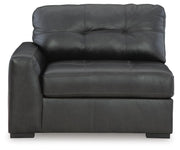 Brindley Pier 4-Piece Sectional with Ottoman in Fog - PKG019366