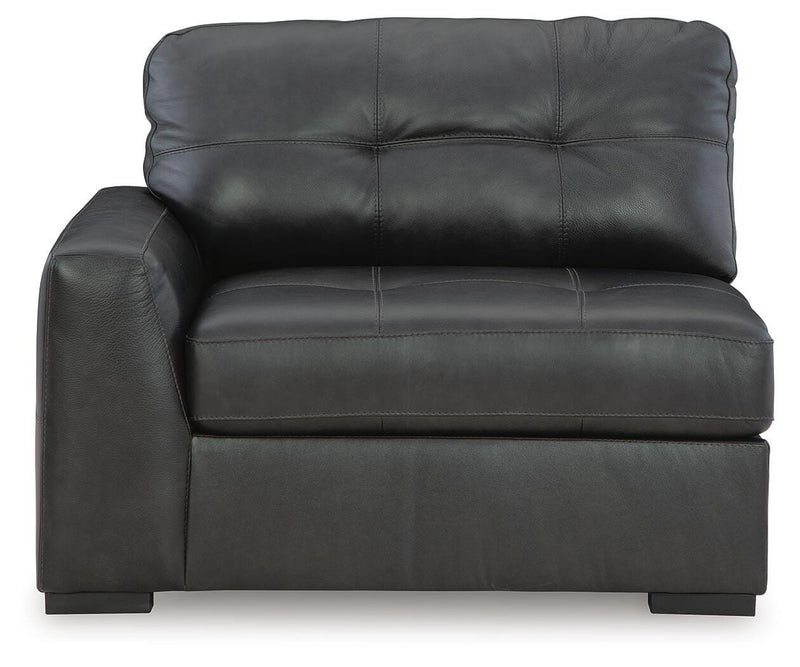 Brindley Pier 4-Piece Sectional with Ottoman in Fog - PKG019366