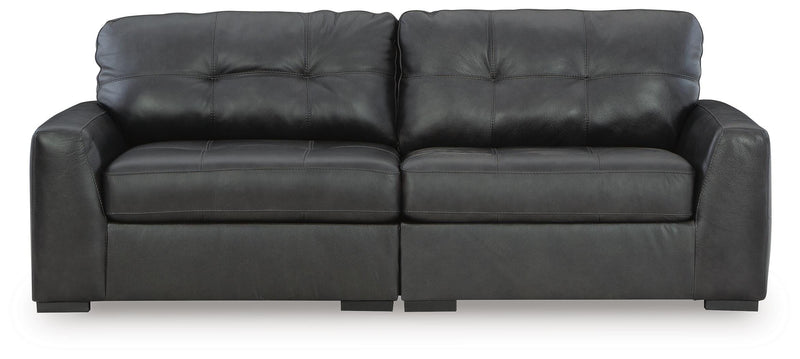Brindley Pier Fog 2-Piece Sectional Loveseat - 99503S1