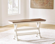 Brinfern Brown/Antique White 48" Counter Height Bench - PCD628-09