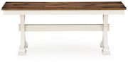 Brinfern Brown/Antique White 48" Dining Bench - PCD628-00