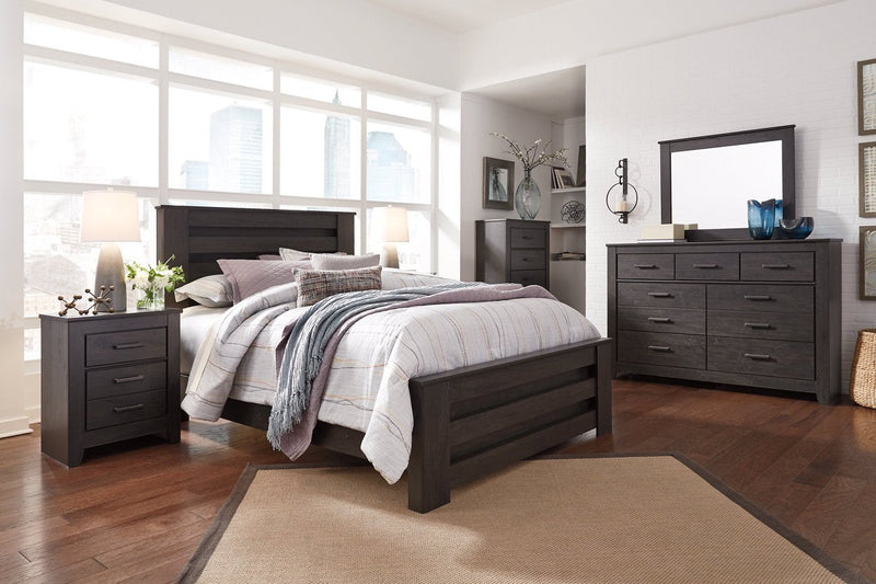 Brinxton Charcoal Chest of Drawers - Gate FurnitureChest
