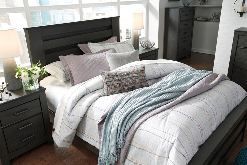 Brinxton Charcoal Panel Bedroom Set - Gate FurnitureBedroom Set