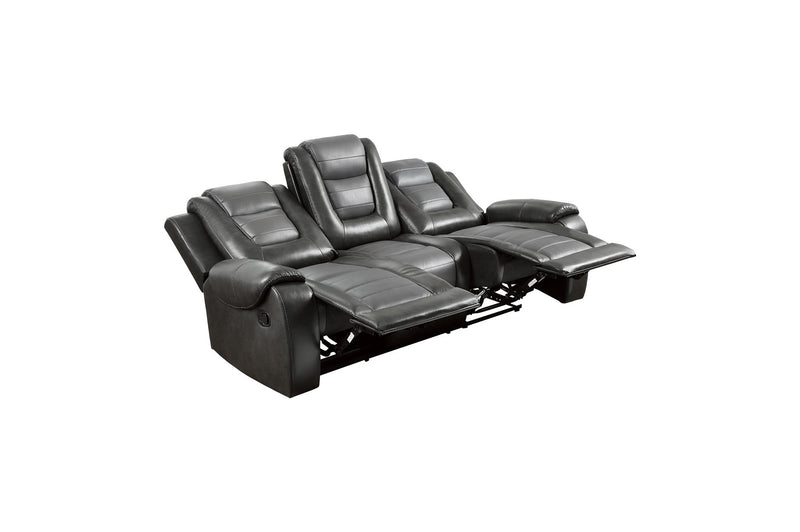 Briscoe Gray Reclining Living Room Set - Gate FurnitureLiving Room Set