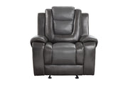 Briscoe Gray Reclining Living Room Set - Gate FurnitureLiving Room Set