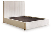 Brizmore Beige Queen Upholstered Storage Bed - PCB2611B4