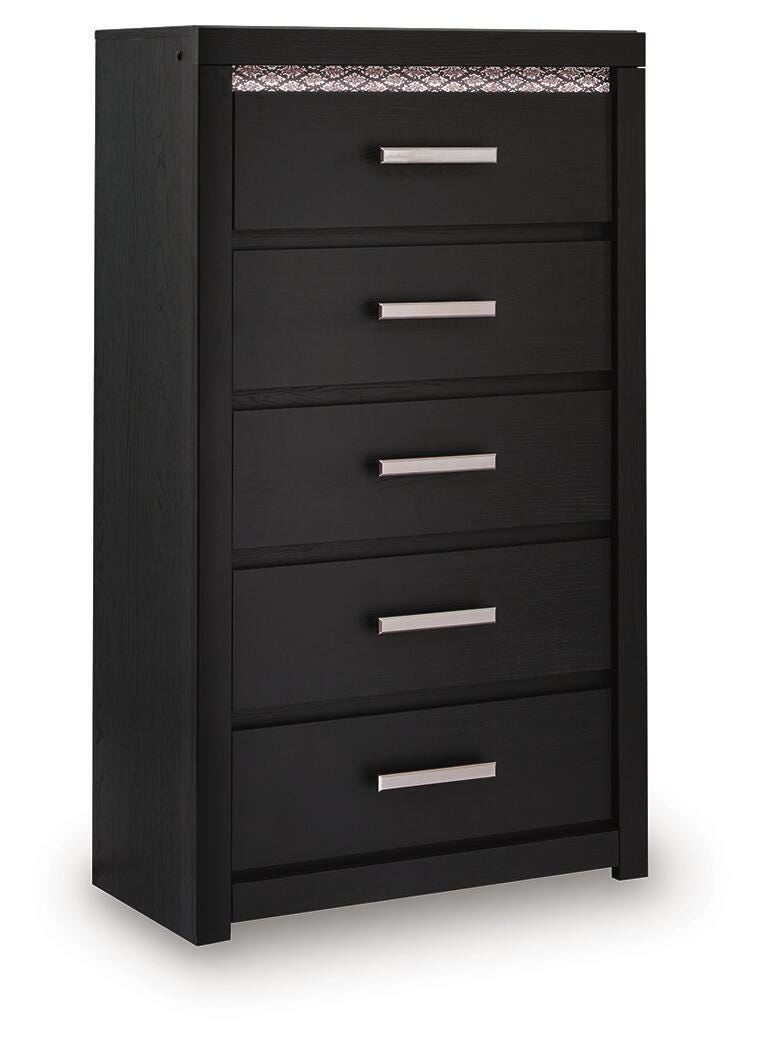 Brizmore Black Chest of Drawers - PCB2611-46