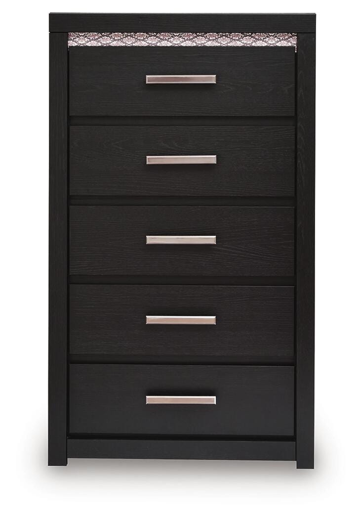 Brizmore Black Chest of Drawers - PCB2611-46