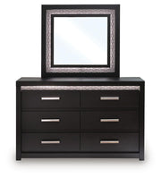 Brizmore Black Dresser and Mirror - PCB2611B1
