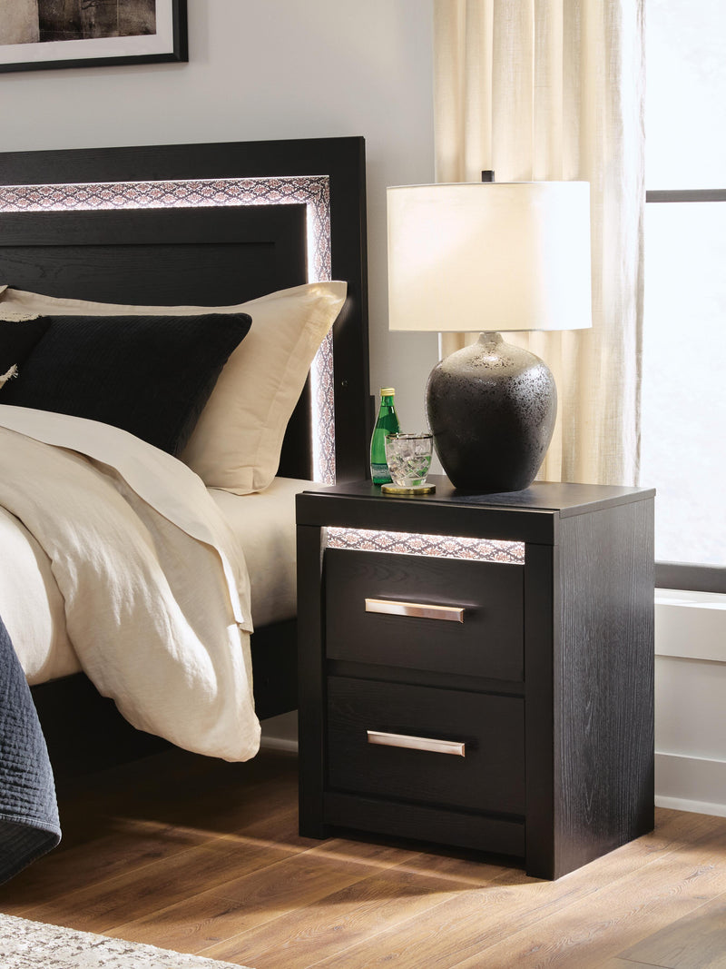 Brizmore Black Nightstand - PCB2611-92