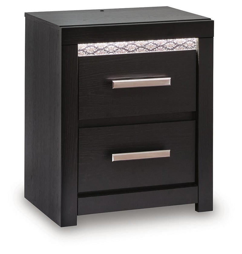 Brizmore Black Nightstand - PCB2611-92