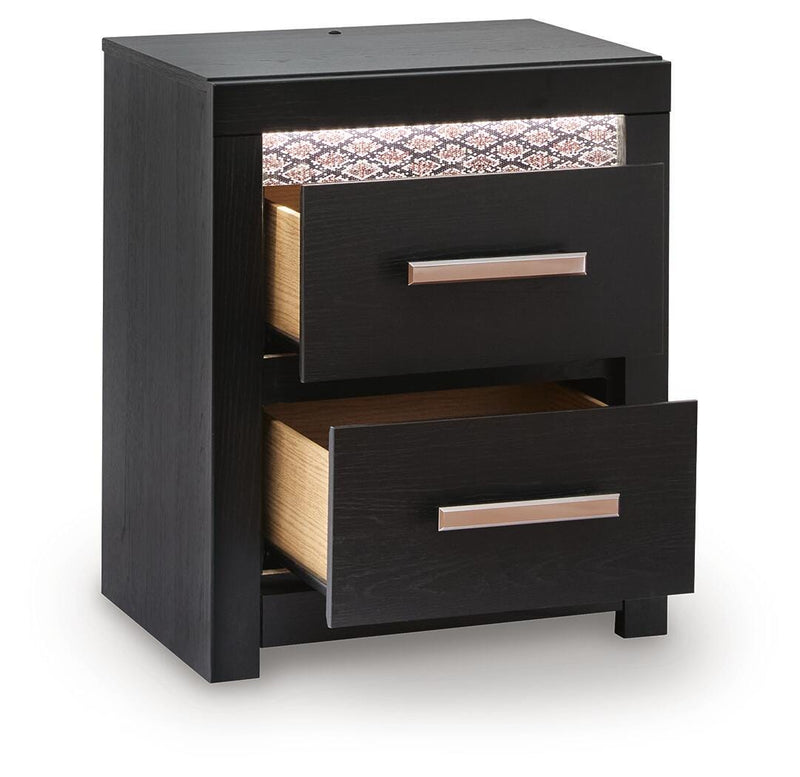Brizmore Black Nightstand - PCB2611-92