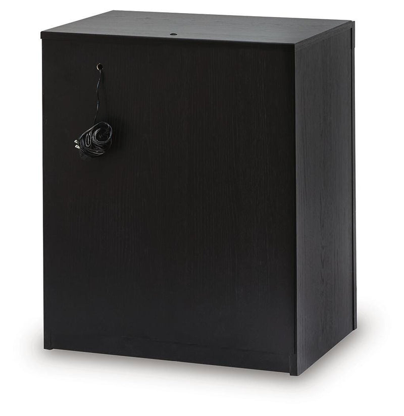Brizmore Black Nightstand - PCB2611-92