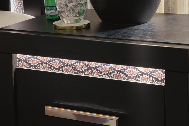 Brizmore Black Nightstand - PCB2611-92