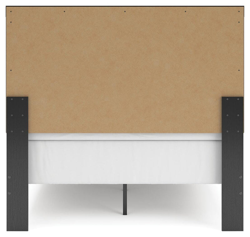 Broachmyn Black/Gray Full Panel Bed - PCB1118B9