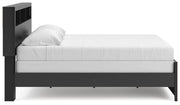 Broachmyn Black/Gray King Bookcase Bed - PCB1118B6