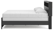Broachmyn Black/Gray King Bookcase Bed - PCB1118B6