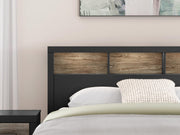 Broachmyn Black/Gray King Bookcase Panel Bed - PCB1118B19