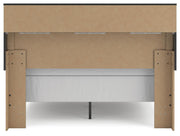 Broachmyn Black/Gray Queen Bookcase Bed - PCB1118B2