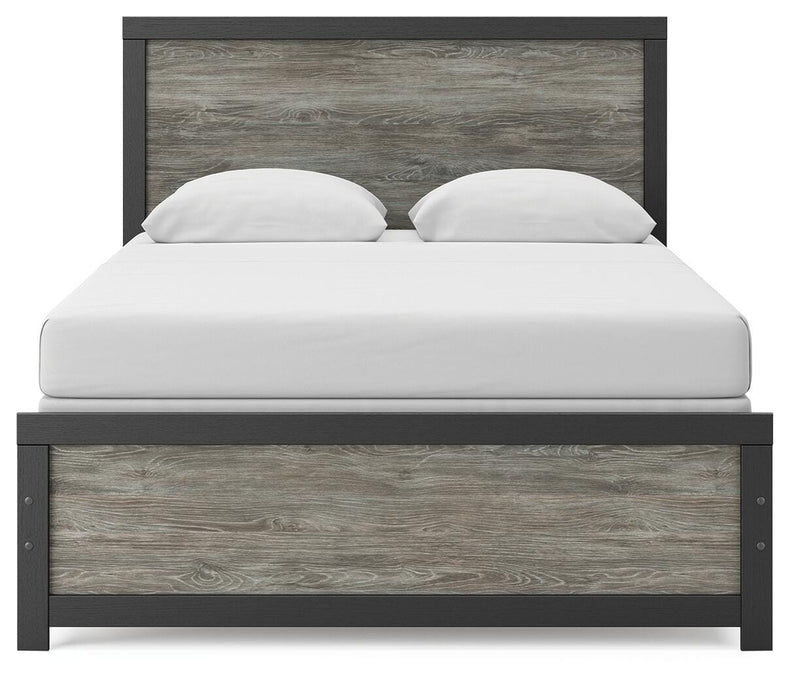 Broachmyn Black/Gray Queen Panel Bed - PCB1118B4