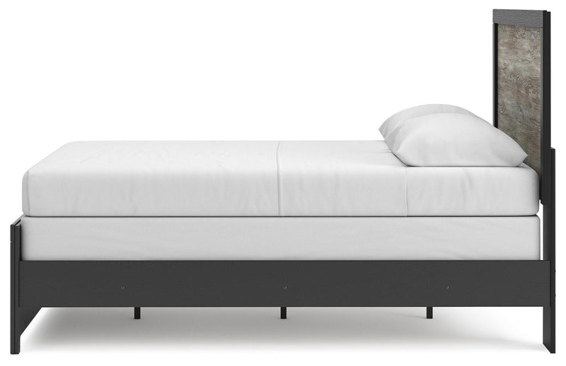 Broachmyn Black/Gray Queen Panel Bed - PCB1118B4