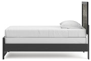 Broachmyn Black/Gray Twin Panel Bed - PCB1118B8