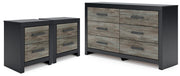 Broachmyn Dresser and 2 Nightstands - PCB1118B28