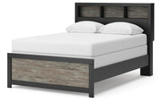 Broachmyn Full Bookcase Bed, Dresser and Mirror - PCB1118B15