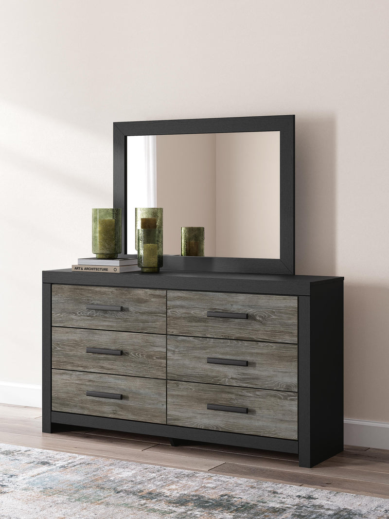 Broachmyn Full Panel Bed, Dresser and Mirror - PCB1118B11