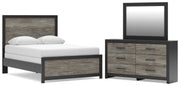 Broachmyn Full Panel Bed, Dresser and Mirror - PCB1118B11