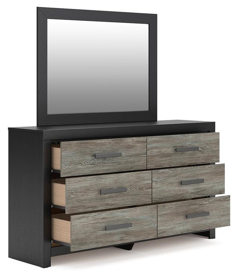Broachmyn Full Panel Bed, Dresser and Mirror - PCB1118B11