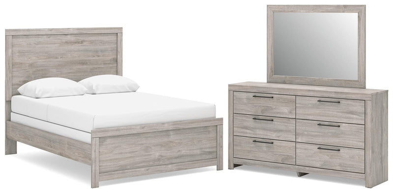 Broachmyn Full Panel Bed, Dresser and Mirror - PCB1120B11