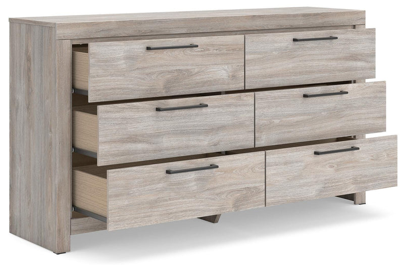 Broachmyn King Panel Bed, Dresser and Nightstand - PCB1120B14