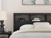 Broachmyn Queen Bookcase Bed, Dresser and Mirror - PCB1118B3