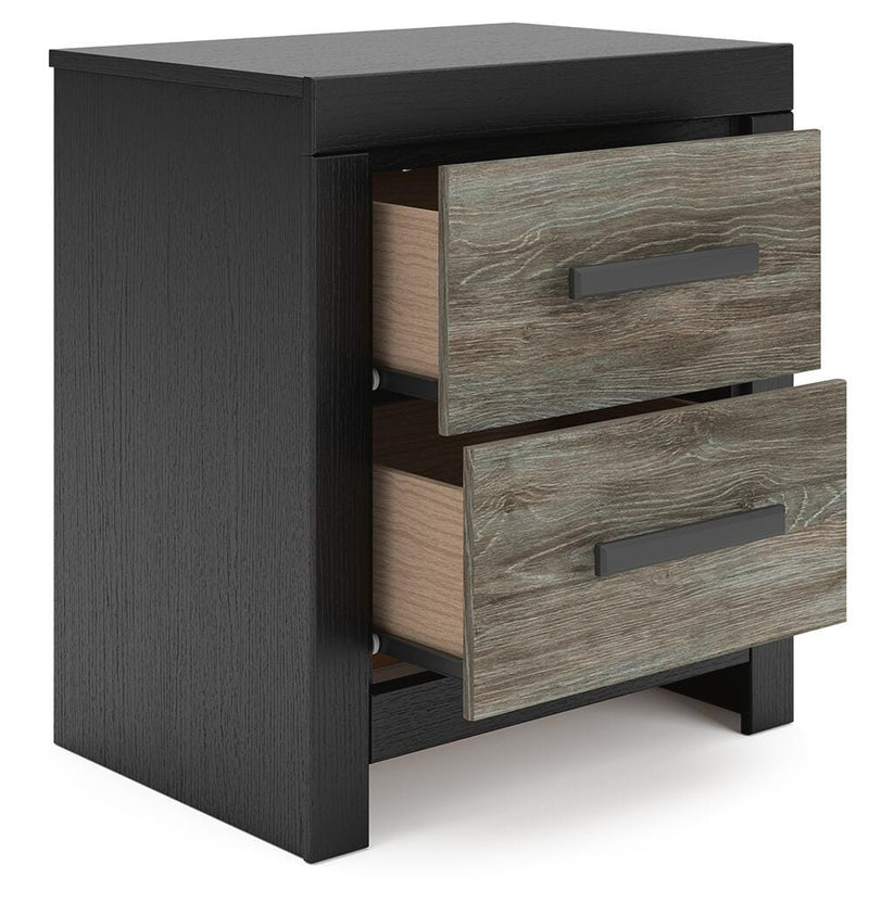 Broachmyn Queen Bookcase Panel Bed, Dresser and Nightstand - PCB1118B20