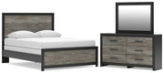Broachmyn Queen Panel Bed, Dresser and Mirror - PCB1118B5