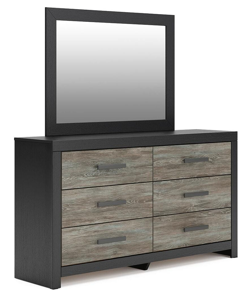 Broachmyn Queen Panel Bed, Dresser and Mirror - PCB1118B5