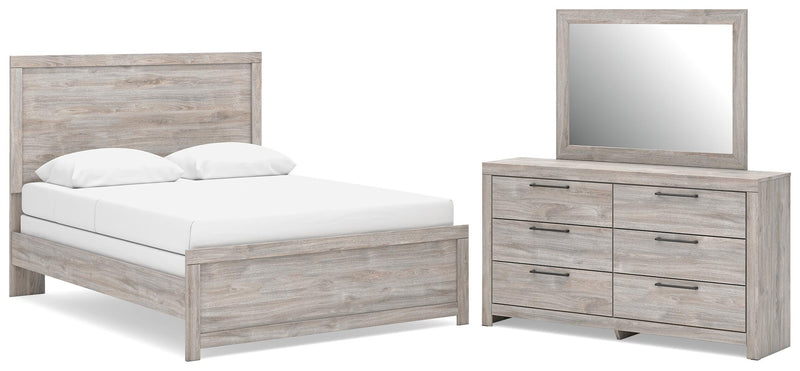 Broachmyn Queen Panel Bed, Dresser and Mirror - PCB1120B3