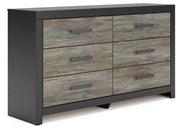 Broachmyn Queen Panel Bed, Dresser and Nightstand - PCB1118B22