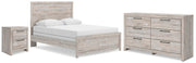 Broachmyn Queen Panel Bed, Dresser and Nightstand - PCB1120B13