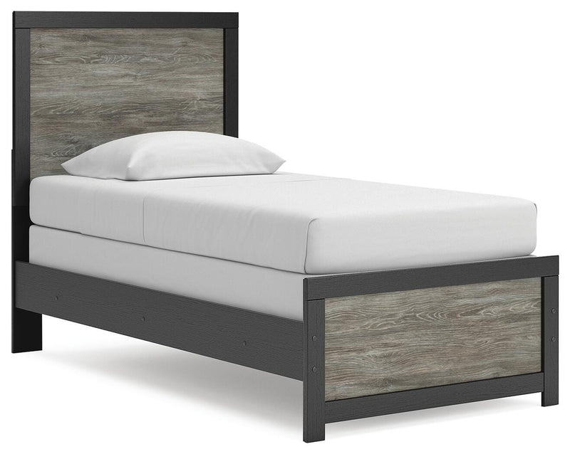 Broachmyn Twin Panel Bed, Dresser and Mirror - PCB1118B10