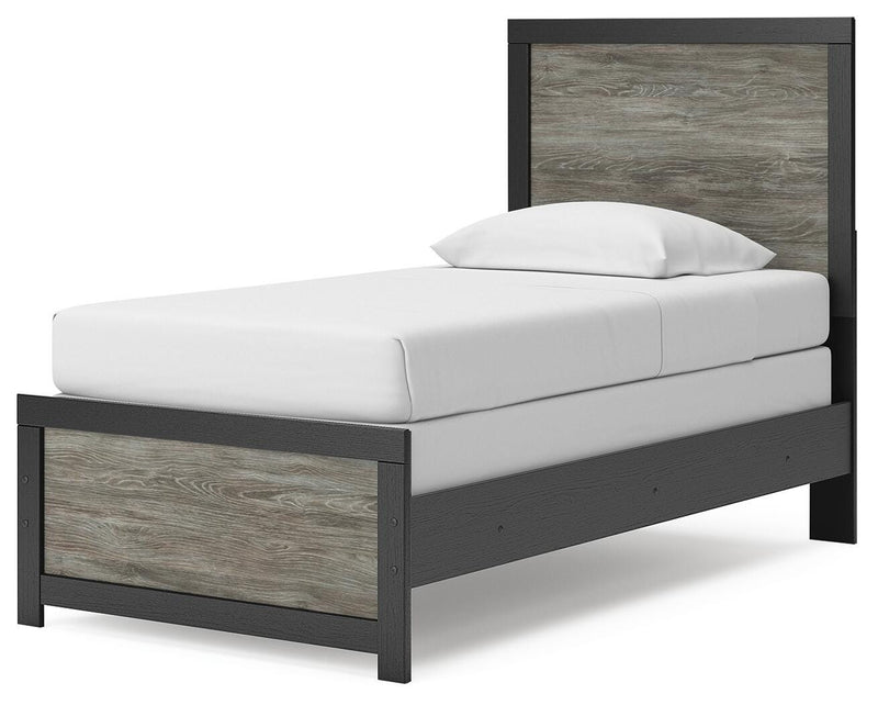 Broachmyn Twin Panel Bed, Dresser and Mirror - PCB1118B10