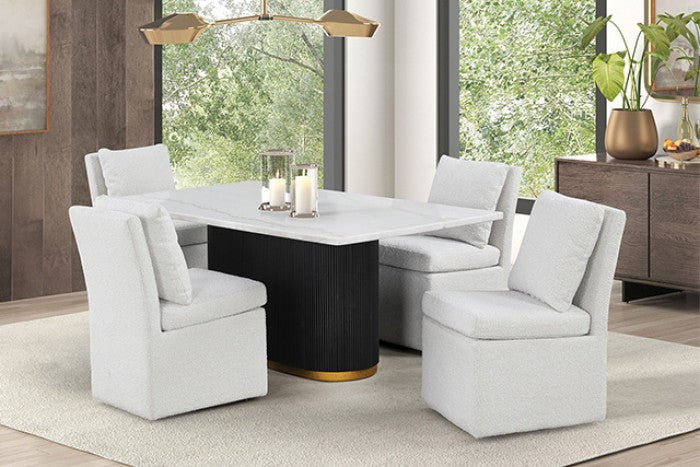 Broager White Dining Chair - FM3000WH-SC