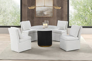Broager White Dining Chair - FM3000WH-SC