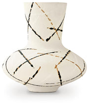 Brockford Cream/Black/Brown Vase - A2000949