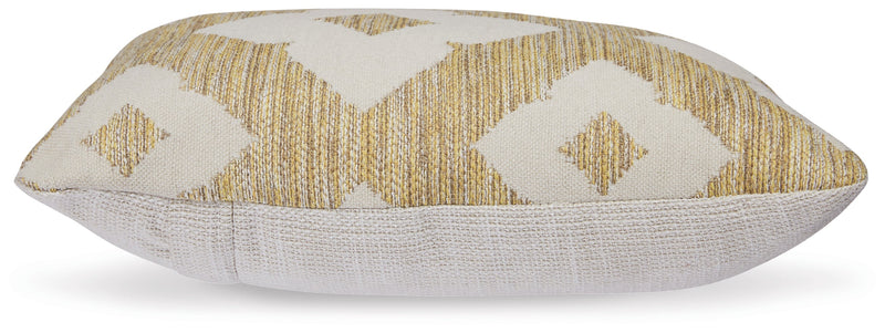 Brockner Next-Gen Nuvella Brown/Yellow Pillow (Set of 4) - A1900009