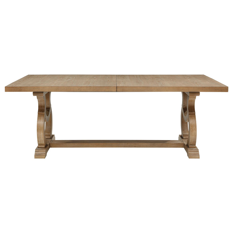 Brockway 104-inch Extension Leaf Dining Table Barley Brown - 110291