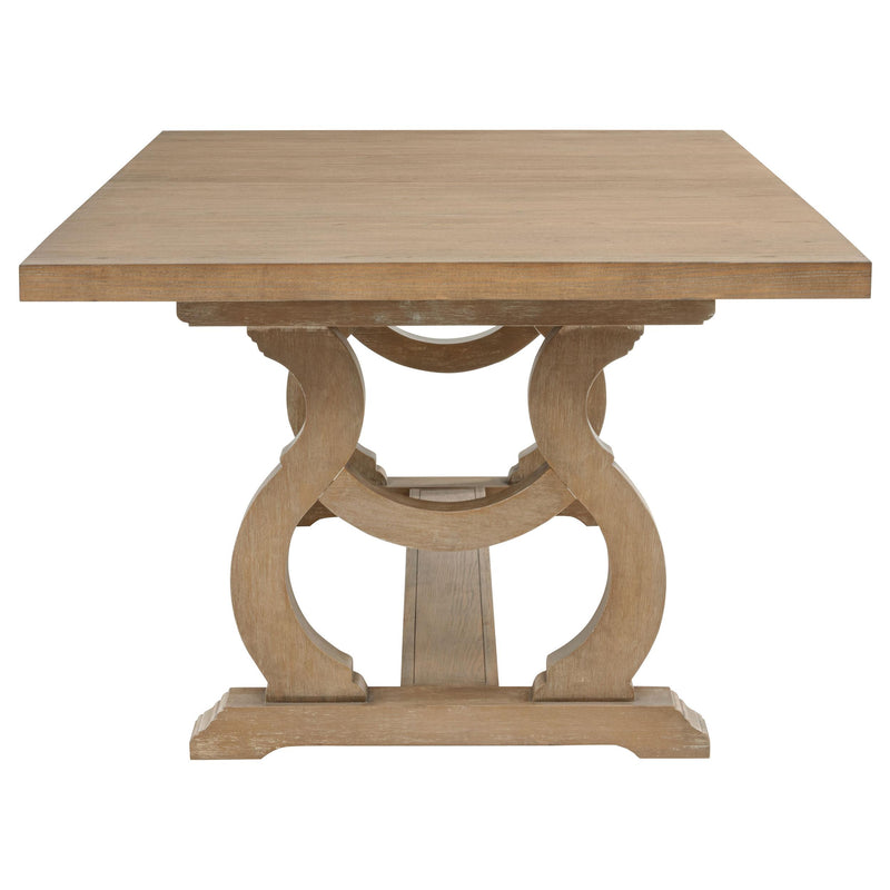 Brockway 104-inch Extension Leaf Dining Table Barley Brown - 110291