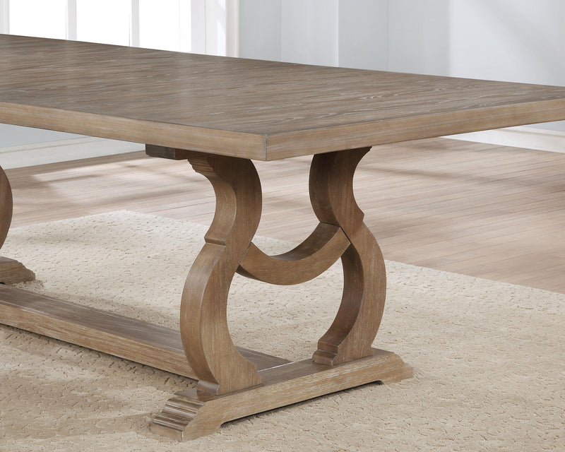 Brockway 104-inch Extension Leaf Dining Table Barley Brown - 110291