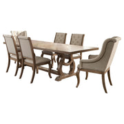 Brockway 7-piece Extension Leaf Dining Set Barley Brown - 110291-S7